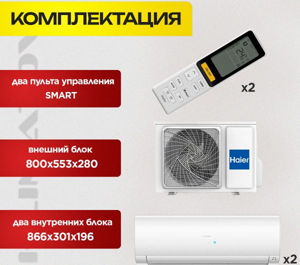 Сплит система на 2 кондиционера особенности и преимущества